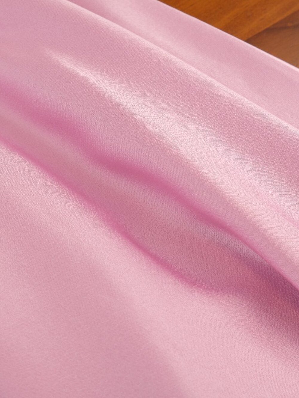 Reiss Zoey Satin Drape Ruched Midi Slip Dress, Light Pink, US 8 - Picture 11 of 11
